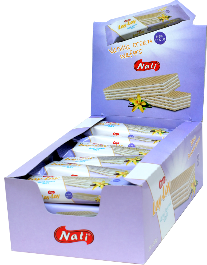 “LAY-LAY” VANİL KREMLİ VAFLİ
